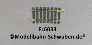 Fleischmann 6033 Modell-Gleis gebogen R2=415/7,5°