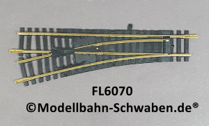 Fleischmann 6070 Modell-Gleis Weiche Links Hand