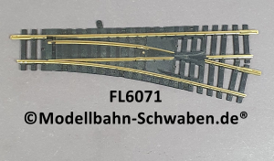 Fleischmann 6071 Modell-Gleis Weiche Rechts Hand