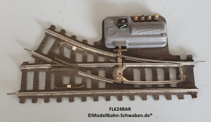Fleischmann 624BAR Spur 0, Gleis Weiche, rechts, Elektrisch