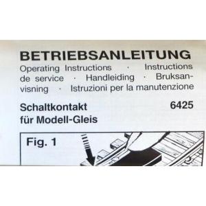 Fleischmann 6425 H0 Schaltkontakt für PROFI-Gleis