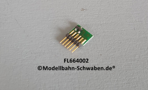 Fleischmann 664002 Stecker 6-polig für Schnittstelle nach NEM 651