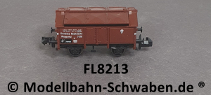 Fleischmann 8213 N Klappdeckelwagen, BN 7576 Wuppertal, DRG