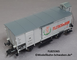 Fleischmann 825365 H0 Güterwagen m. Bremserhaus 50J.Fleischmann, DB, OVP