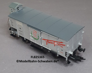 Fleischmann 825365 H0 Güterwagen m. Bremserhaus 50J.Fleischmann, DB, OVP