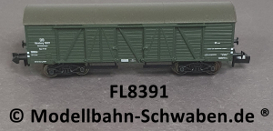 Fleischmann 8391 N Bahndienst- / Werkstattwagen, US-Bauart, Nürnberg 8507, DB,