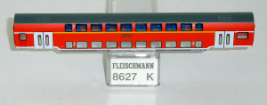 Fleischmann 8627 N DB AG Doppelstockwagen verkehrsrot 1./2. Kl, BN 50 80 36-35 118-9, DB