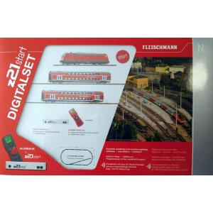 Fleischmann 931897 z21 Digital Startset, BR 245 mit Personenzug, DB, OVP