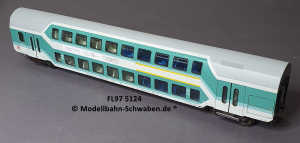 Fleischmann 975124 H0 Doppelstockwagen „DEUTSCHE TELEKOM“ 1./2. Kl., DB, OVP, Beleuchtet