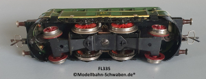Fleischmann E335 Spur 0, E-Lok, Metall / Spritzlegierung,