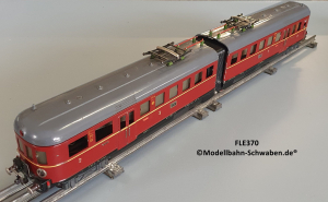 Fleischmann E370 Spur 0, Schnelltriebwagen, Metall, OVP