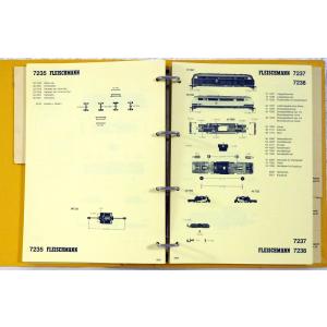 Fleischmann Ersatzteil - Originalkatalog für N Piccolo