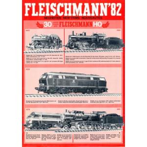 Fleischmann Neuheiten Prospekt 1982