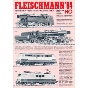 Fleischmann Neuheiten Prospekt 1984