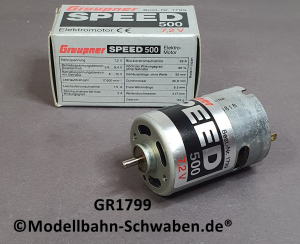 Graupner 1799 Hochleistungsmotor Speed 500 / 7,2V