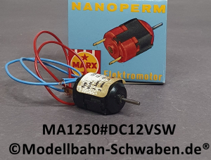 Graupner/Marx NANOPERM Elektromotor Typ 1250#DC12VSW, OVP