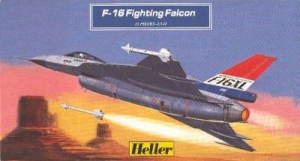 Heller 79904 F-16 M1:144 FIGHTING FALCON, Bausatz