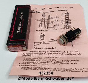 Herkat 2354 Mehrfachschalter, 2-polig, OVP