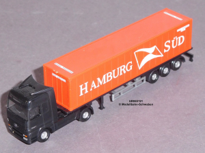 Herpa 065191 N MB Actros LH Container SZ Hamburg-Süd