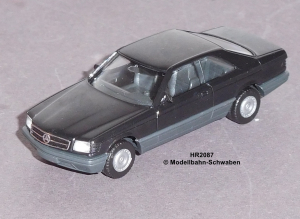 Herpa 2087 H0 Mercedes Benz 560 SEC, schwarz