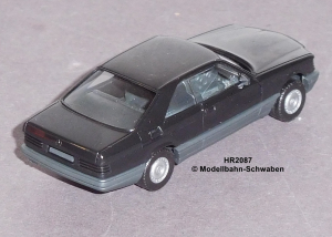 Herpa 2087 H0 Mercedes Benz 560 SEC, schwarz