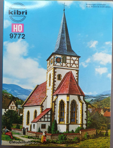 Kibri 9772 H0 Bausatz Dorfkirche Ditzingen, OVP