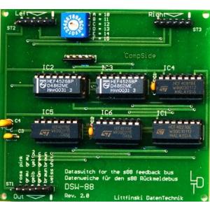 LDT DSW-88-F Datenweiche für den s88-Rückmeldebus