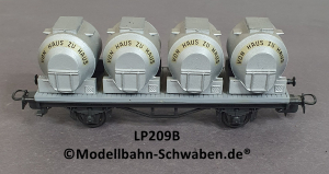 Liliput 209B H0 Behältertragwagen, Von Haus zu Haus, ÖBB