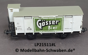 Liliput 2151 H0 Gedeckter Güterwagen m.Brhs, Gösser Bier, BN 560 013, ÖBB