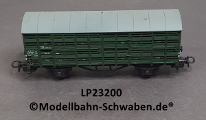 Liliput 23200 H0 Verschlagwagen, grün, BN 332 237, DB