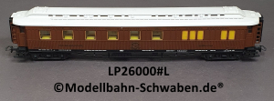Liliput 26000 H0 Restaurantwagen, braun, CIWL