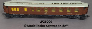 Liliput 26000 H0 Restaurantwagen, braun, CIWL, OVP