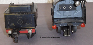 Märklin R66/12910 Spur 0, Dampflok R66/12910 elektrisch 20V, mit Tender R919/0