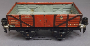 Märklin 16610 Spur 0, Offener Güterwagen, rotbraun, 130 mm