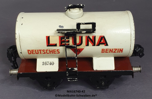 Märklin 16740 Spur 0, Kesselwagen Leuna, Deutsches Benzin, Weiss