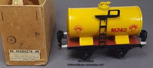 Märklin 16740 Spur 0, Kesselwagen Shell, Gelb