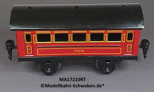 Märklin 17210 Spur 0, Blech Personenwagen 2. Kl., rot