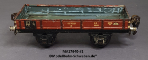 Märklin 1764 Spur 0, Niederbordwagen, ab ca. 1931