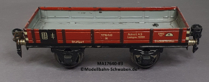 Märklin 1764 Spur 0, Niederbordwagen ohne Ladung, ab ca. 1932