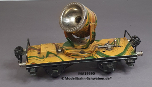 Märklin 19590 Spur 0, Scheinwerferwagen m.Scheinwerfer, Schutzfarblackierung, 165 mm