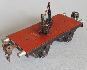 Märklin 1961 Spur 0, Drehschemelwagen, Rungen, Ketten, 30er Jahre