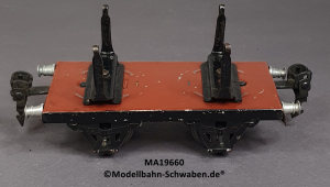Märklin 1966 Spur 0, Bretterwagen ohne Ladung / Ketten, ab ca. 1931