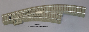 Märklin 24672 C-Gleis Bogenweiche rechts R1=360mm / 30*