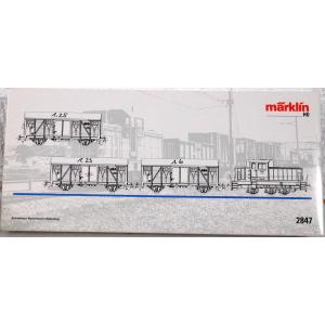 Märklin 2847 H0 Zugset Schweizer Nebenbahn-Güterzug OVP