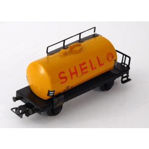 Märklin 304 H0 Kesselwagen Shell, 599 304, gelb, DB, 1952-1954