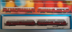 Märklin 30760 H0 Akku-Triebwagenzug, ETA 150, MFX, Sound, DB, OVP