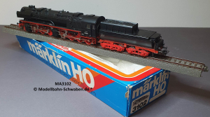 Märklin 3102 H0 Schlepptender-Dampflok, BR53 0001, Mallet, Digital mfx, DR, OVP,