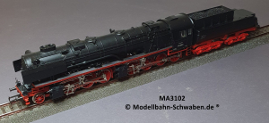 Märklin 3102 H0 Schlepptender-Dampflok, BR53 0001, Mallet, Digital mfx, DR, OVP,