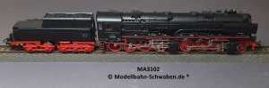 Märklin 3102 H0 Schlepptender-Dampflok, BR53 0001, Mallet, Digital mfx, DR, OVP,