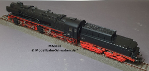 Märklin 3102 H0 Schlepptender-Dampflok, BR53 0001, Mallet, Digital mfx, DR, OVP,